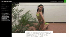 Desktop Screenshot of ouryoungteenmodels.com